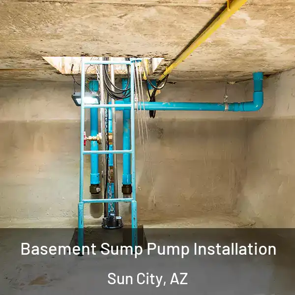  Basement Sump Pump Installation Sun City, AZ