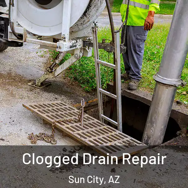  Clogged Drain Repair Sun City, AZ